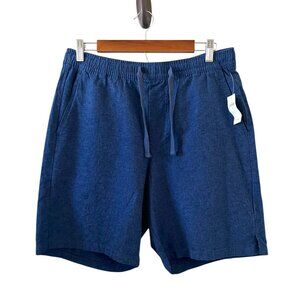 GAP NEW Men's 8" Linen Blend Easy Shorts In Bainbridge Blue Size M